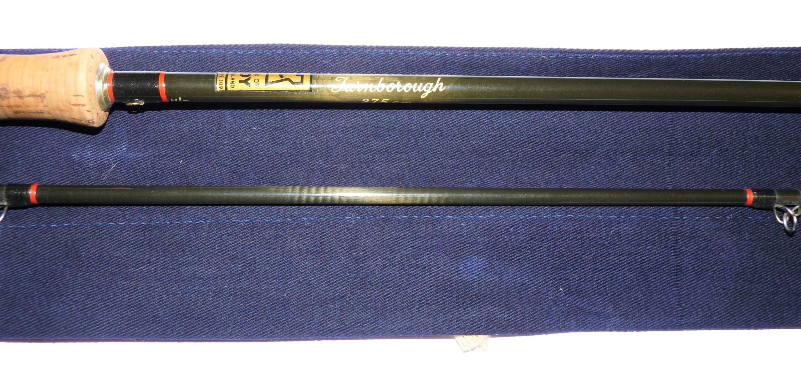 Hardy 9' Richard Walker Farnborough 2 piece line #7/8 rod