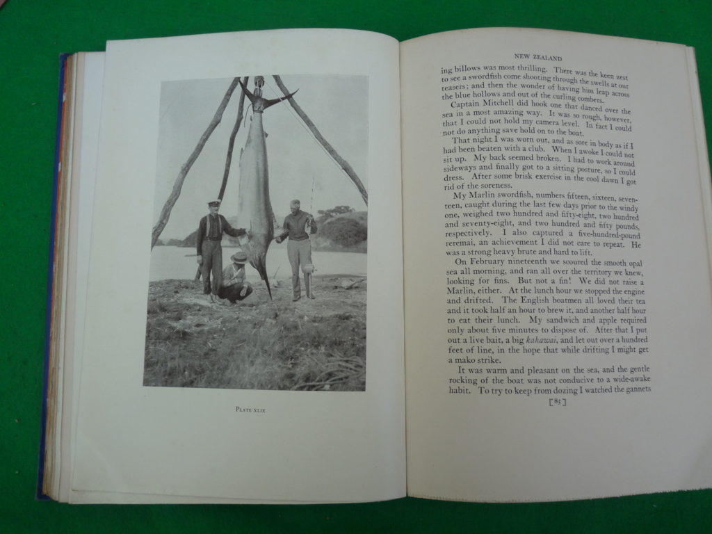 Alternative view of Tales of the Angler's Eldorado by Zane Grey 1st Edition 1926 hardback