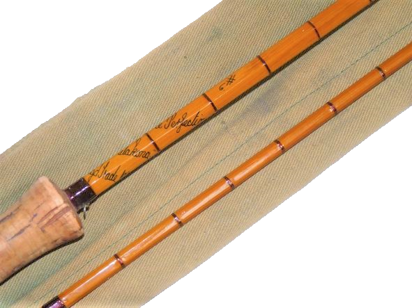 Hardy Perfection 9'6" Two Piece Split Cane Rod Line #6 - Image 2