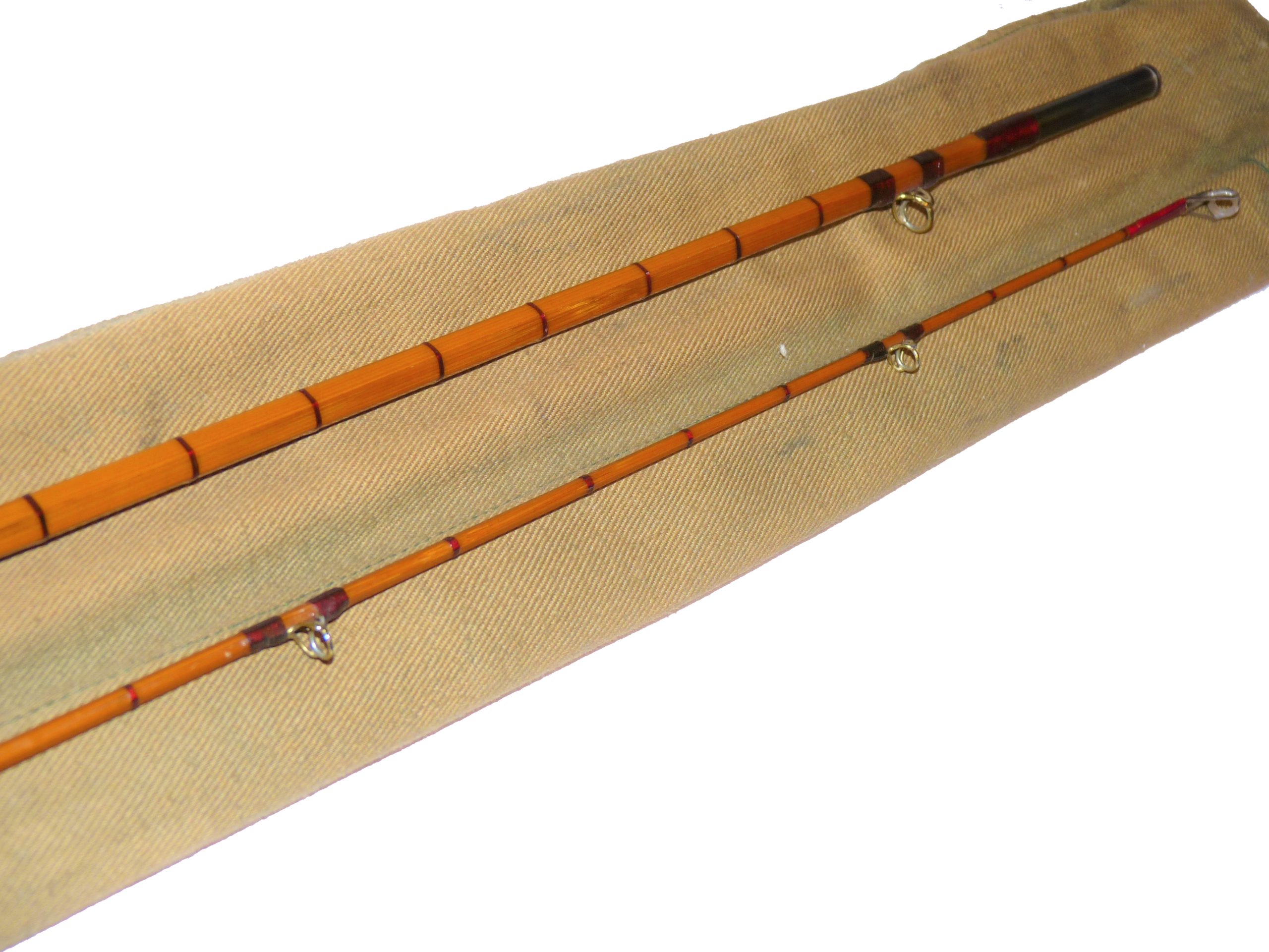 Hardy Perfection 9'6" Two Piece Split Cane Rod Line #6 - Image 4