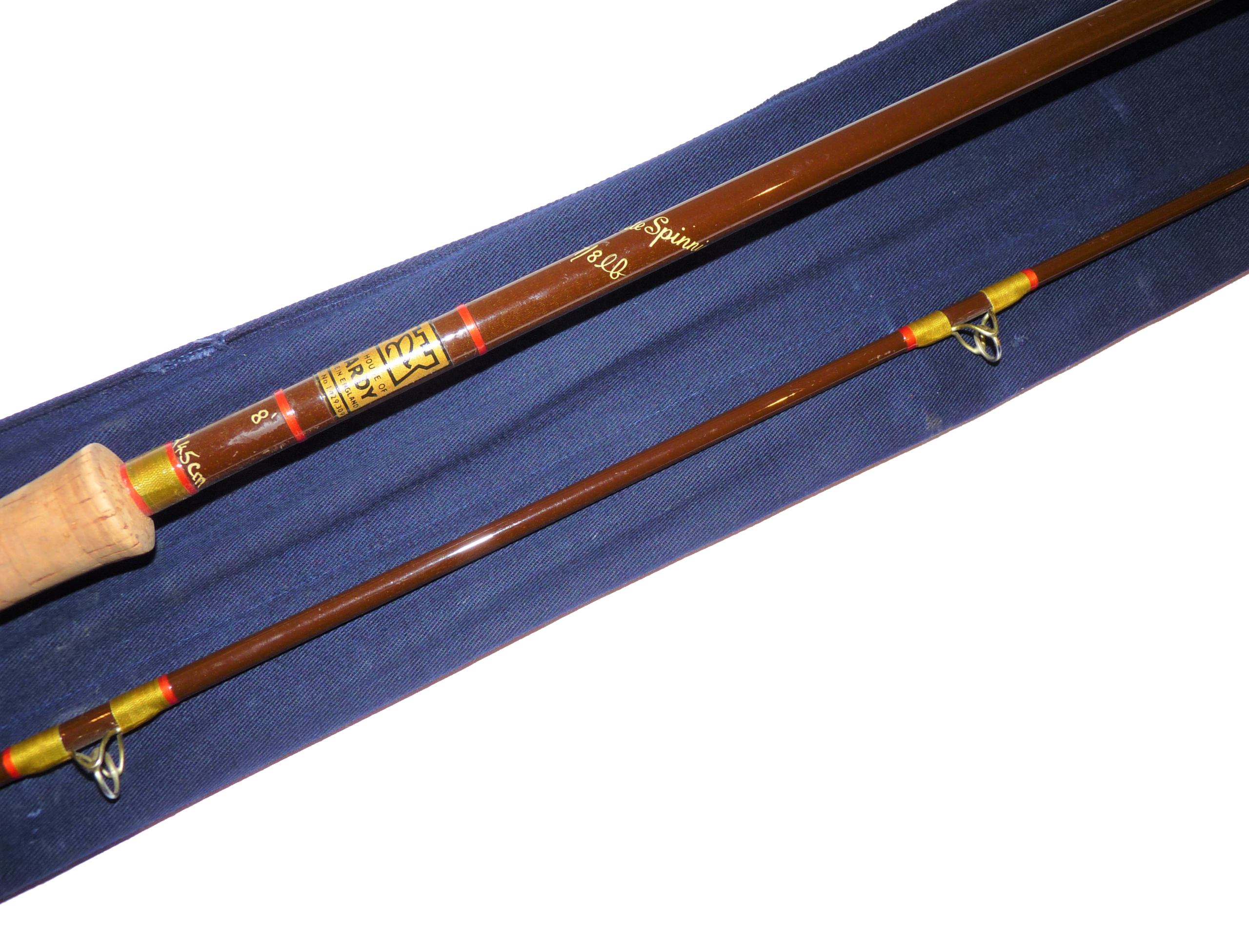 Hardy Fibalite Spinner 7/8Ib 2 piece rod pike perch
