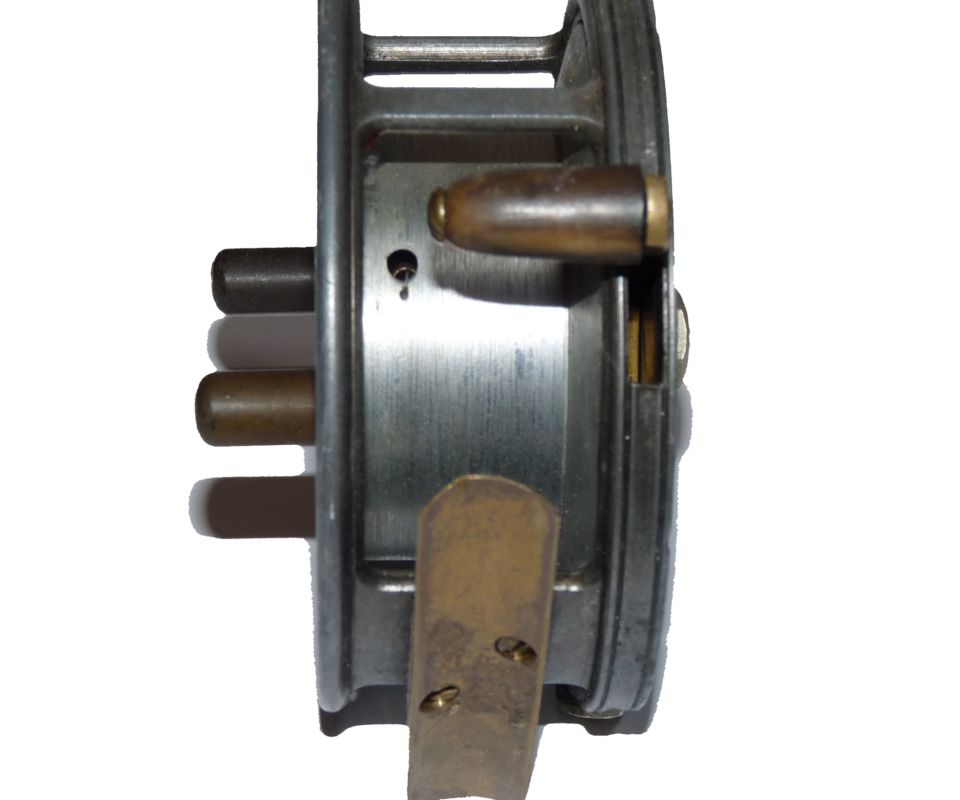 Alternative view of Hardy Silex No 2 3.5" alloy casting reel