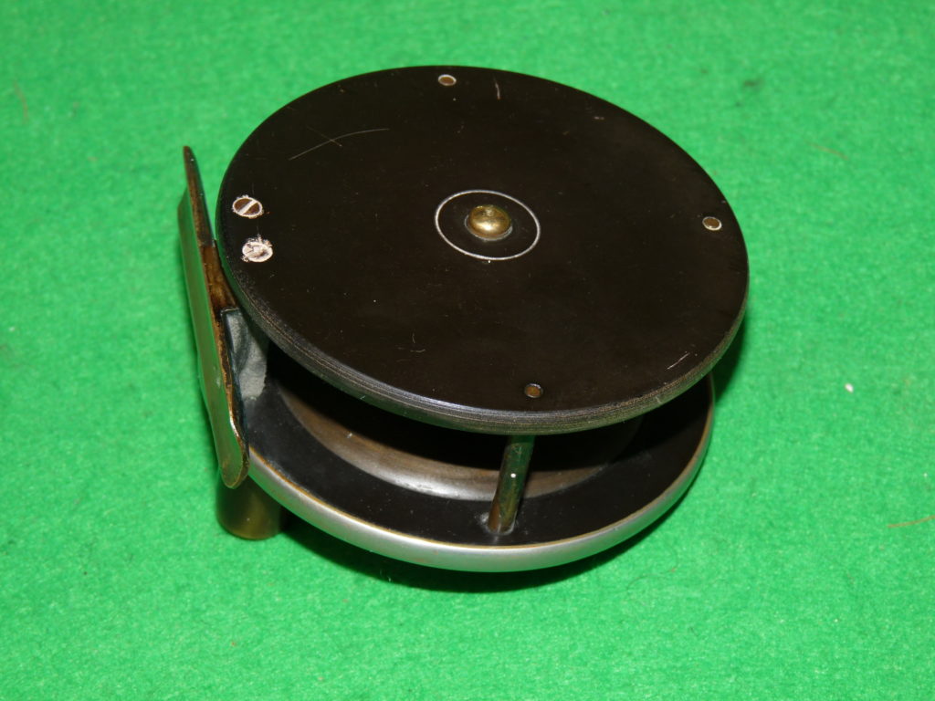 Stunning brass and ebonite 3” narrow drum Victorian trout fly reel - Image 3
