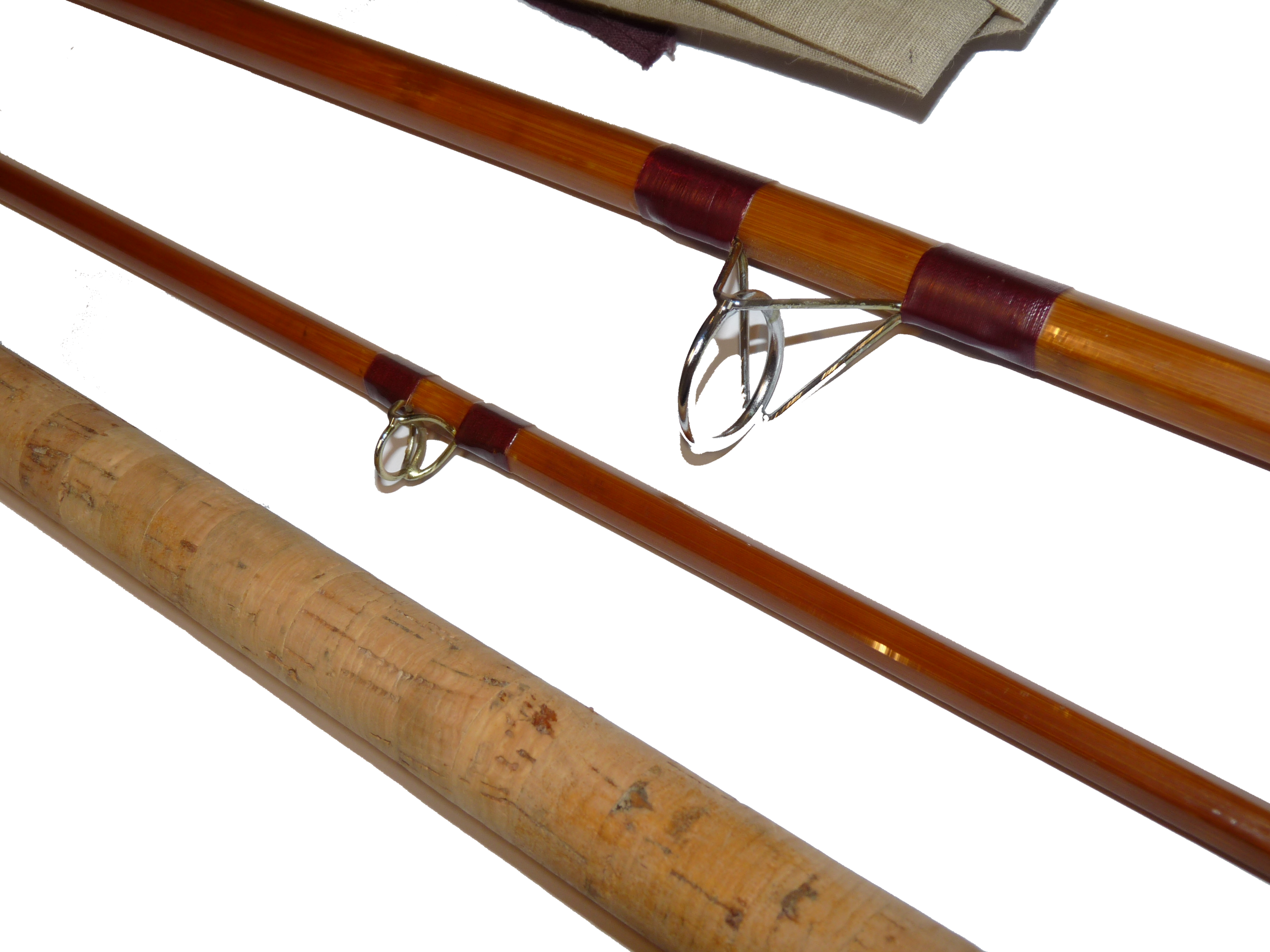 R Chapman Ware Dennis Pye 700 10' 3-piece split cane rod - Image 5
