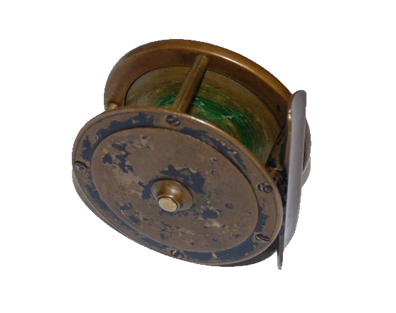 Hardy vintage brass Birmingham 2.5" vintage reel - Image 3