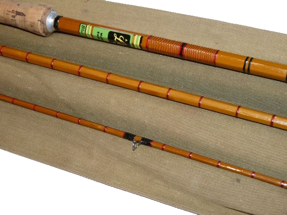 Lee Of Redditch Three Piece Split Cane 10'2" Fly Rod Super Condition - Image 2
