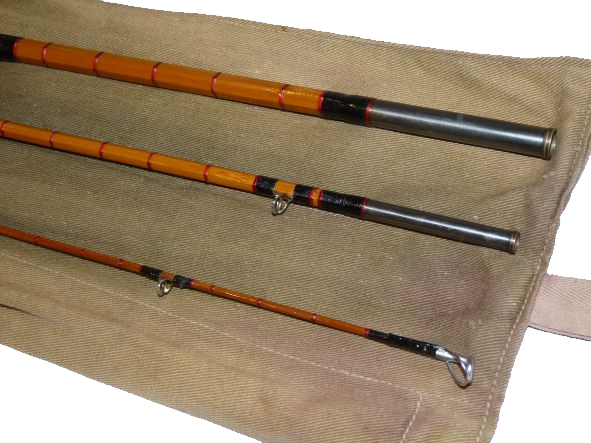 英国ビンテージ Lee of Redditch バンブー スピニングロッド 6ft