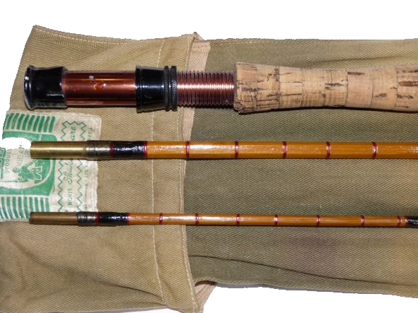 Lee Of Redditch Three Piece Split Cane 10'2" Fly Rod Super Condition - Image 5