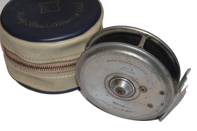 Hardy Uniqua 3 3/8" Early Duplicated 'Underlined' MK II Trout Fly Reel Made 1 Year 1922 Rare - Image 2