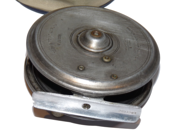 Hardy Uniqua 3 3/8" Early Duplicated 'Underlined' MK II Trout Fly Reel Made 1 Year 1922 Rare - Image 3