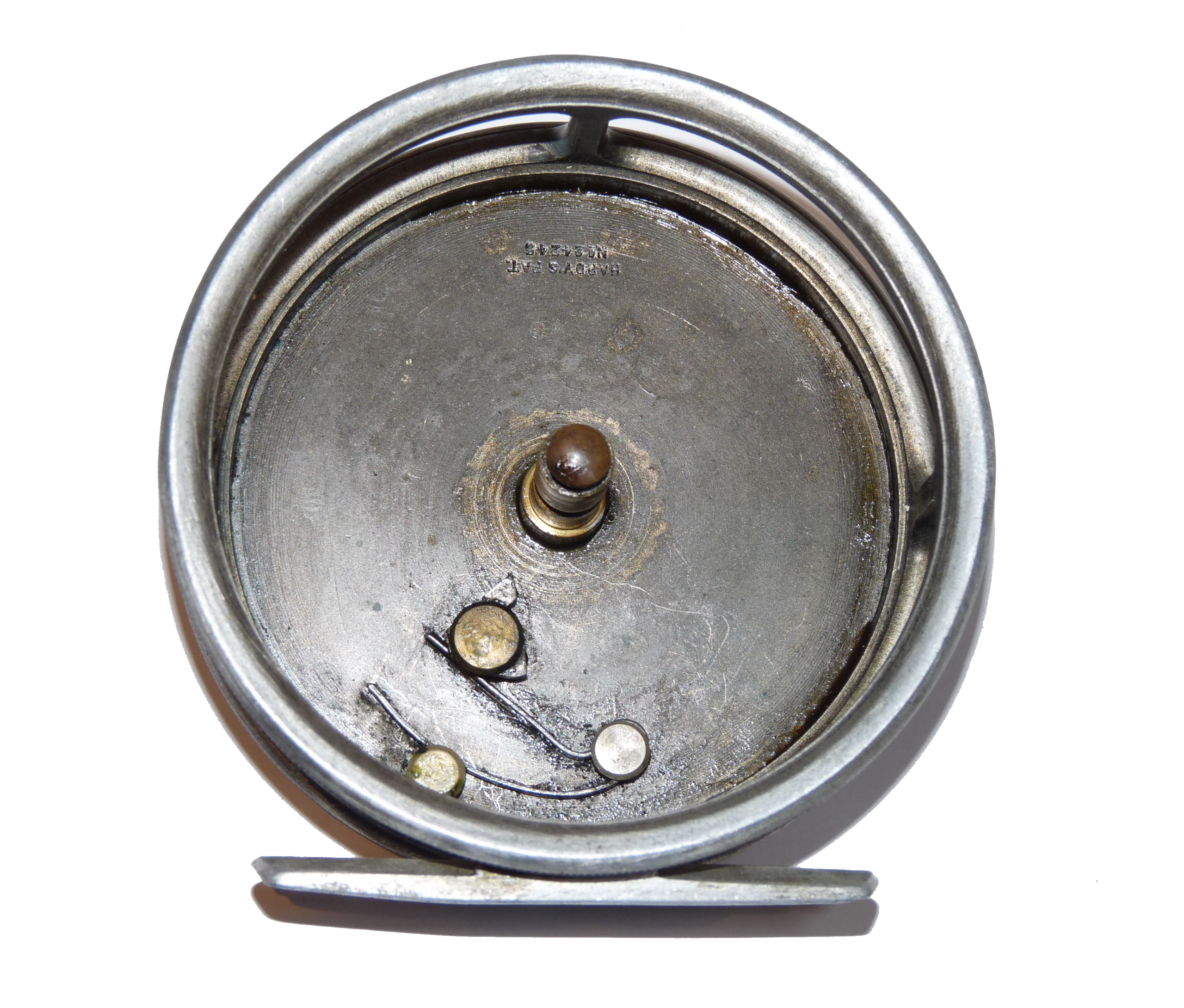 Hardy Uniqua 3 3/8" Early Duplicated 'Underlined' MK II Trout Fly Reel Made 1 Year 1922 Rare - Image 6