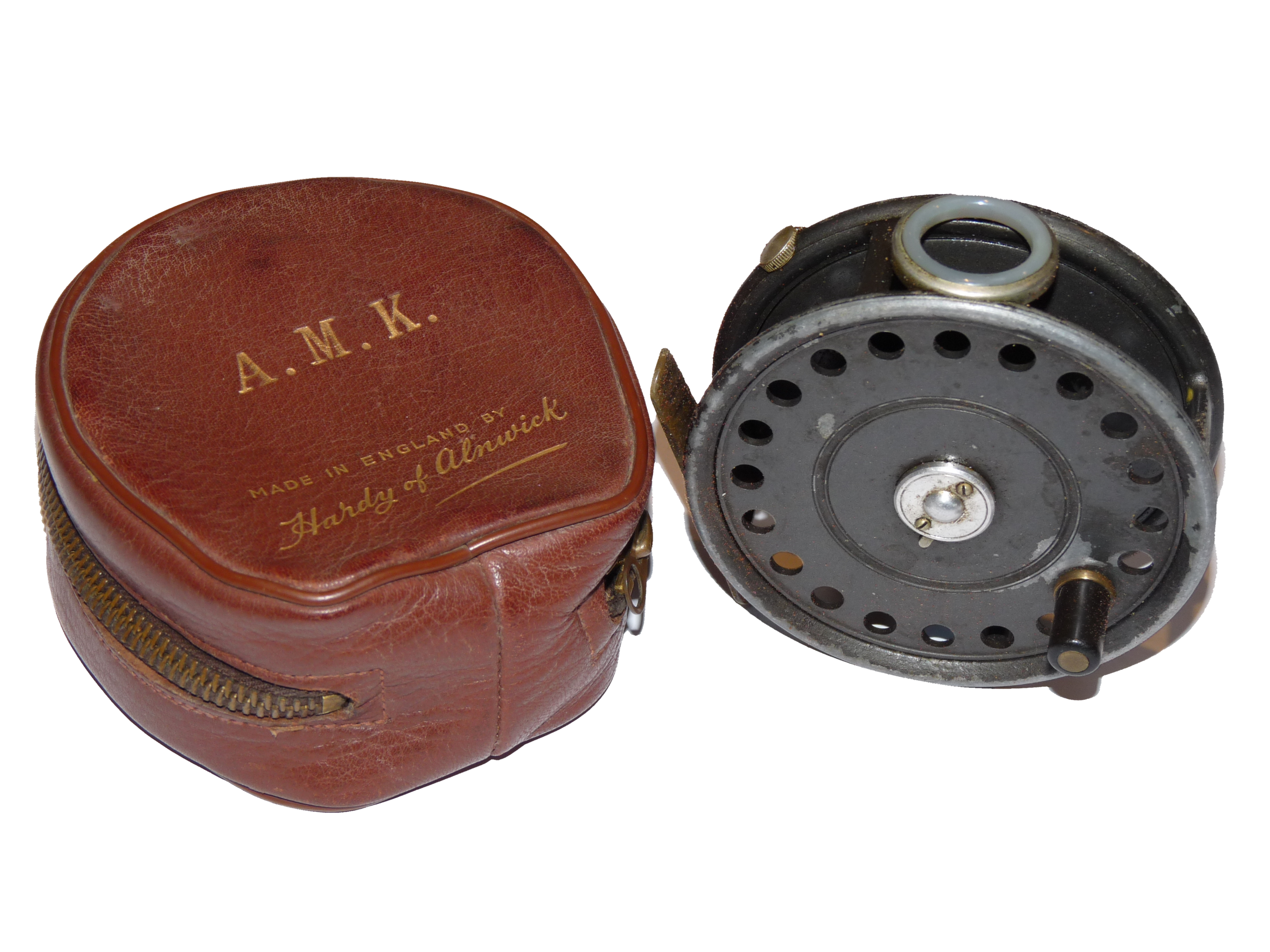 Hardy St George 3 3/4" Trout Fly Reel With Line Guard And Hardy Case