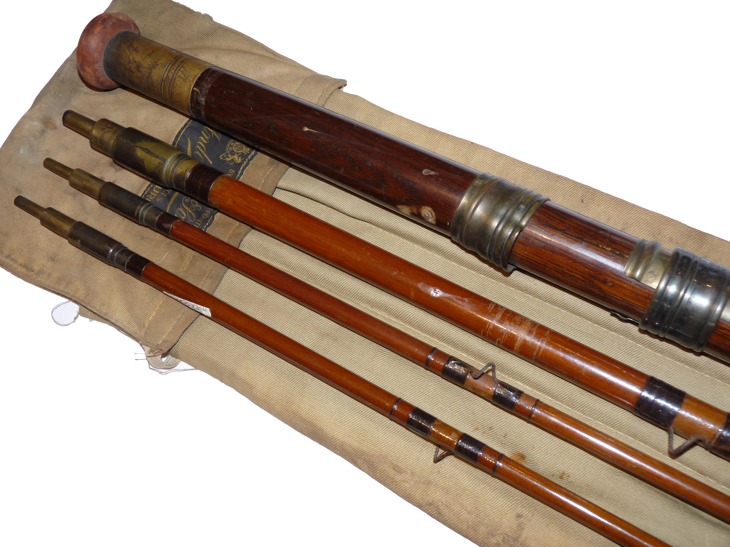 Anderson & Son Edinburgh Three Piece Plus Spare Tip 16' Greenheart Salmon Fly Rod Gary Brooker - Image 2