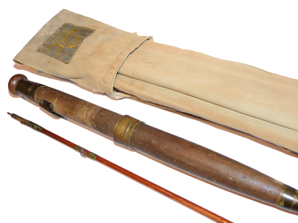 Hardy Two Piece 8' Greenheart Trout Fly Rod With Hardy Bag C1902 Gary Brooker - Image 2