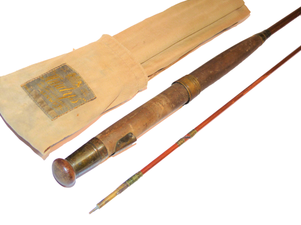Hardy Two Piece 8' Greenheart Trout Fly Rod With Hardy Bag C1902 Gary Brooker