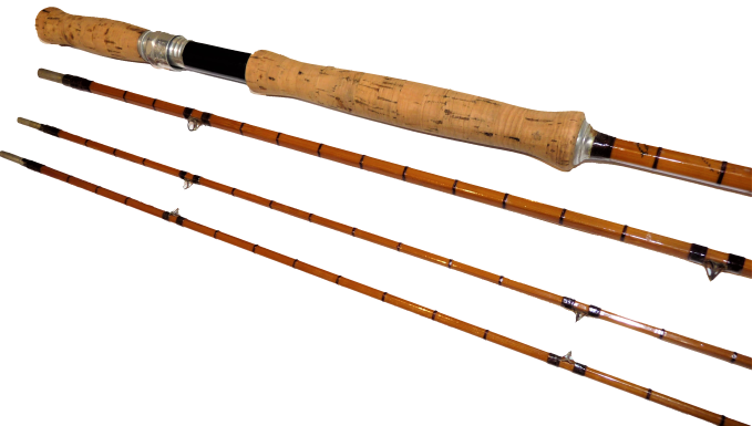Hardy Palakona Rogue River 9'10" Split Cane Trout Fly Rod Gary Brooker
