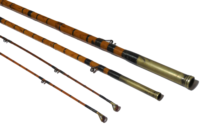 Wilkes Osprey & Lee Of Redditch 3 split cane vintage fly fishing rods for restoration - Image 5