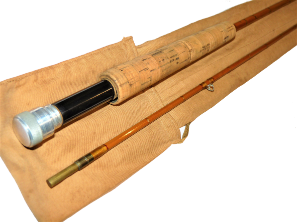 S C James 'The De Luxe' Two Piece Trout Fly Rod 8' With Bag