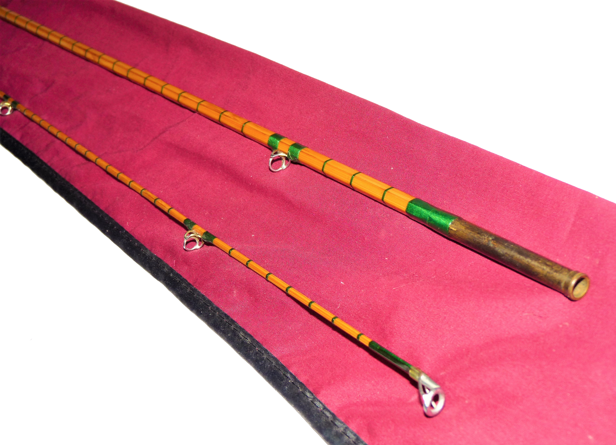 JJS Walker Bampton Two Piece Cane Rod 7'6" Line #6 - Image 4