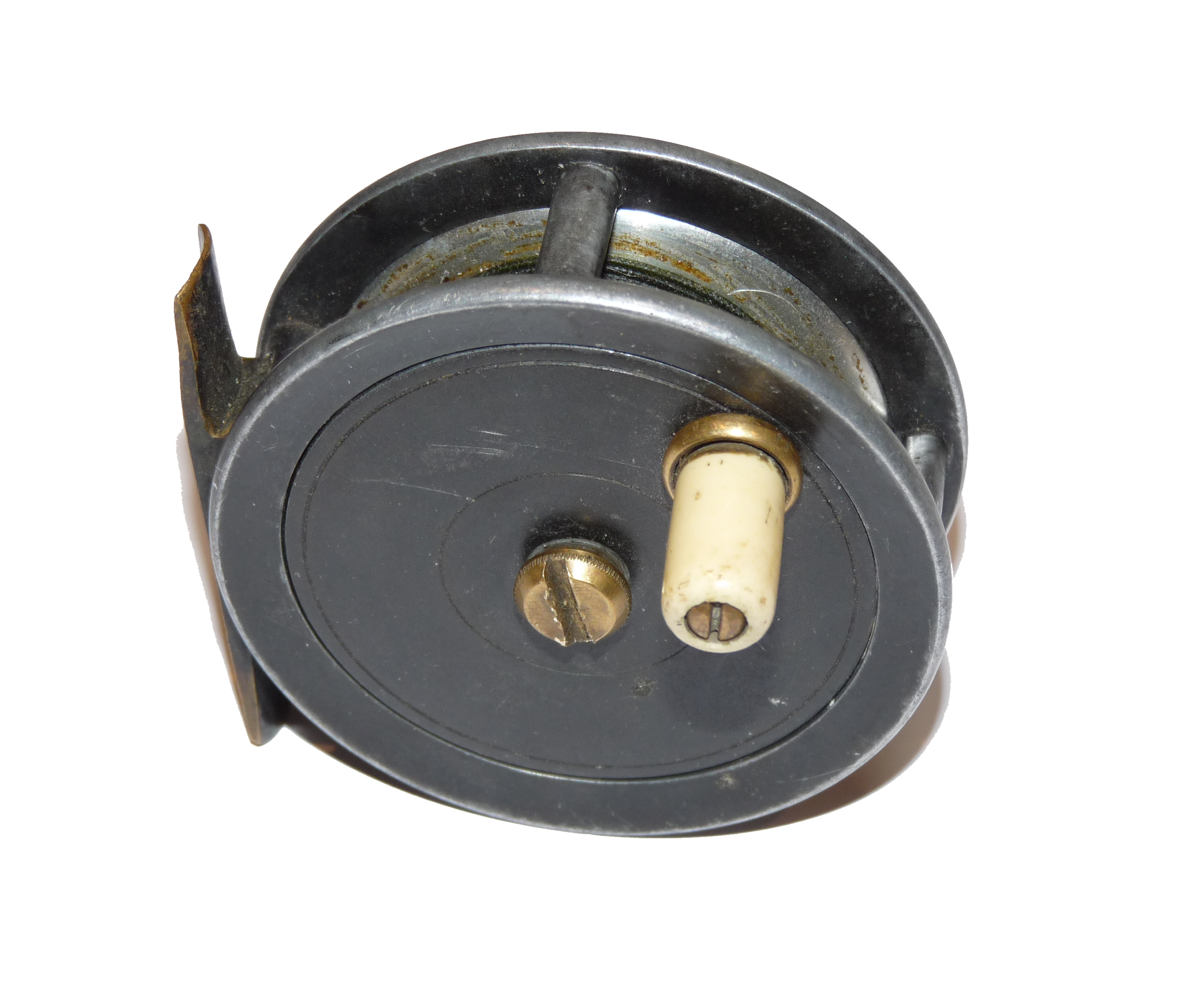 J Bernard & Co Made By Dingley 2 3/4" Trout Reel Stamped D2