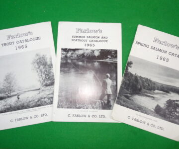 3 Farlow’s 1965 catalogues great reference guides to tackle and prices