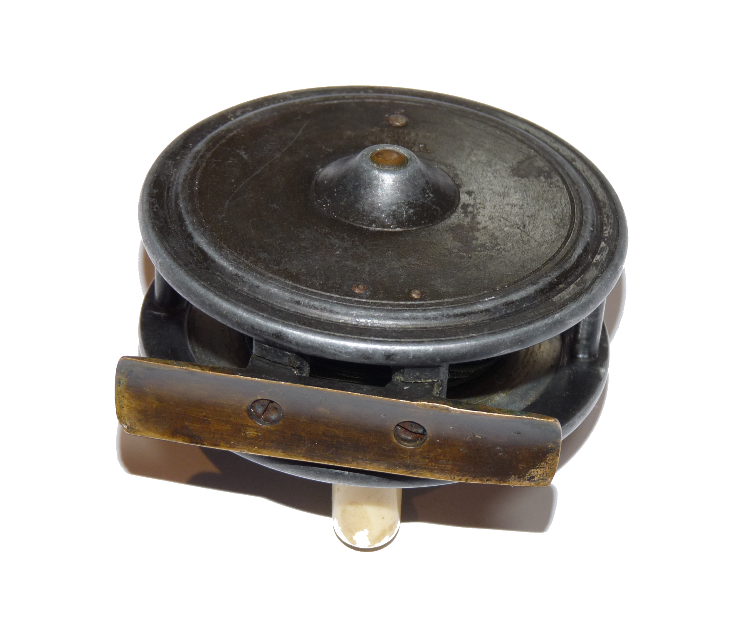 J Bernard & Co Made By Dingley 2 3/4" Trout Reel Stamped D2 - Image 3