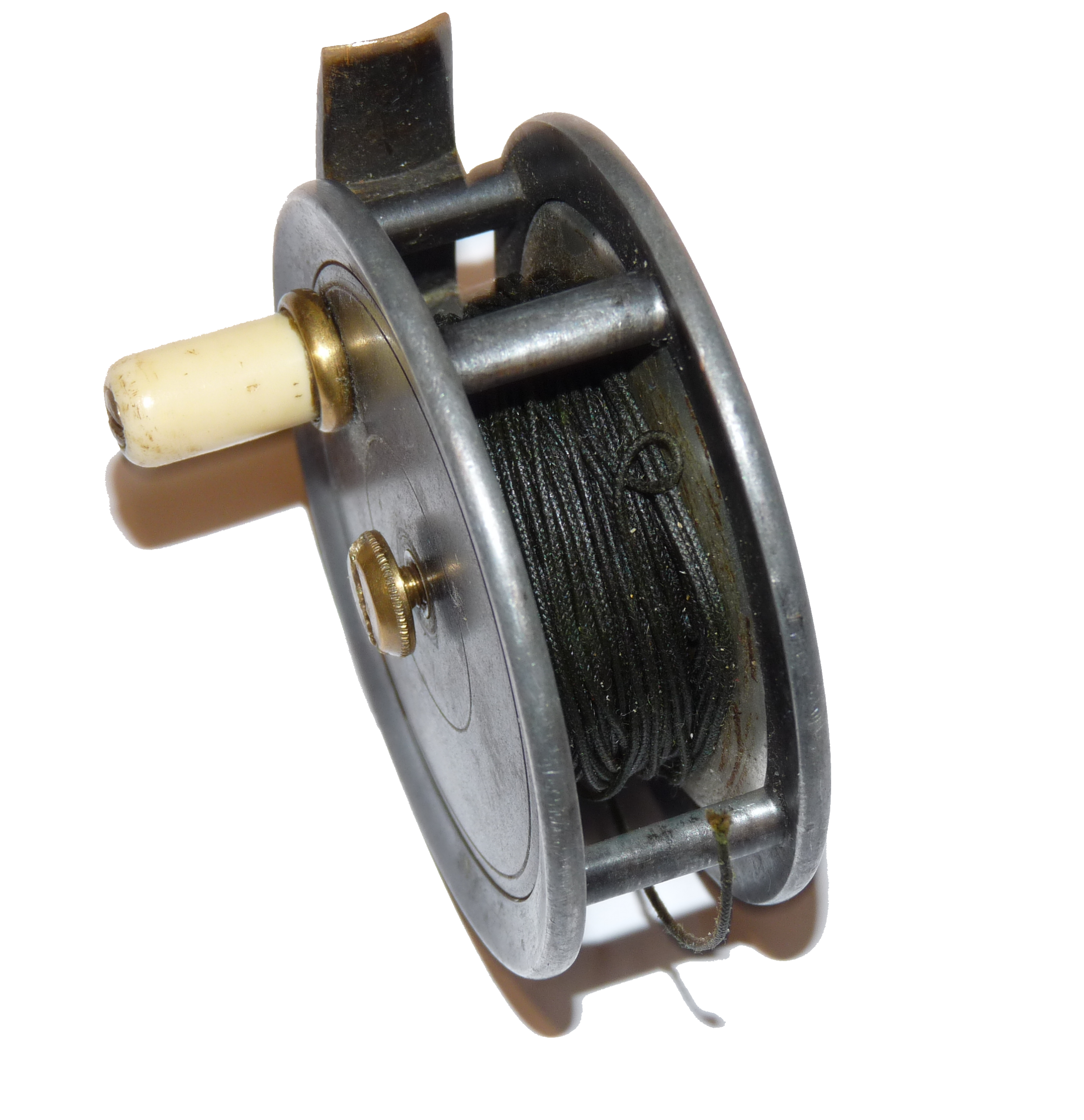 J Bernard & Co Made By Dingley 2 3/4" Trout Reel Stamped D2 - Image 5
