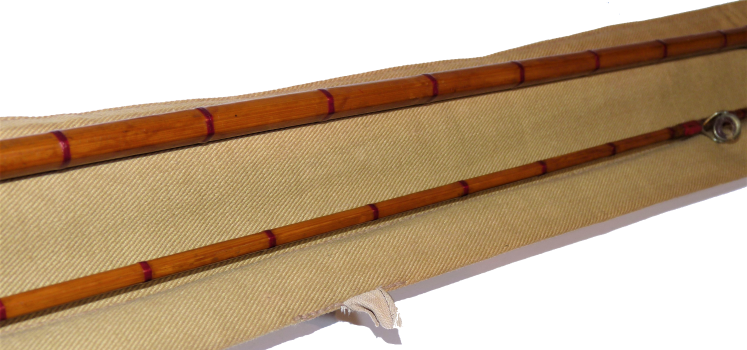 Hardy The Light Caster Spinning rod two piece 7' vintage rod in original bag - Image 6