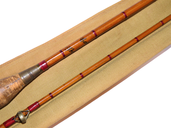 Hardy The Light Caster Spinning rod two piece 7' vintage rod in original bag