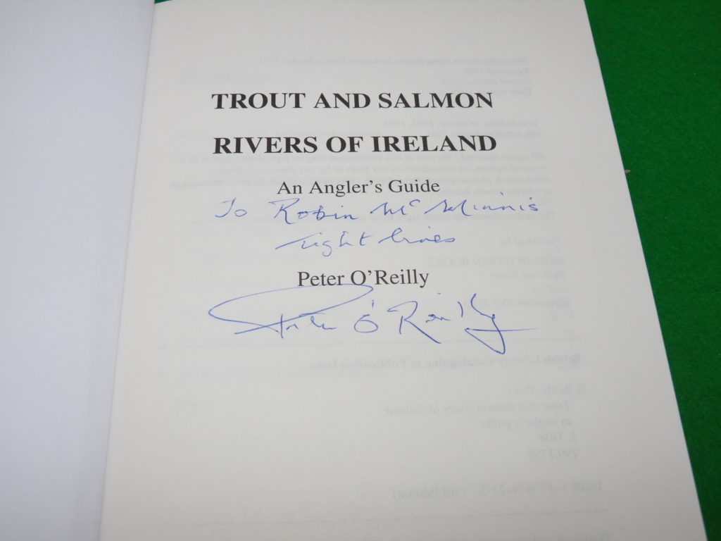 Alternative view of Book: Trout & Salmon Rivers of Ireland by Peter O'Reilly signed 3rd Edition