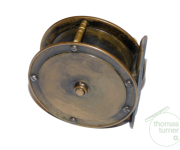 Alternative view of Hardy Hercules 2 3/4" Vintage All Brass Trout Reel 1895