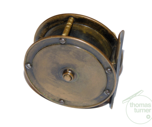 Alternative view of Hardy Hercules 2 3/4" Vintage All Brass Trout Reel 1895
