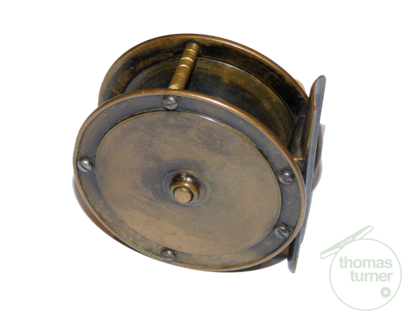 Alternative view of Hardy Hercules 2 3/4" Vintage All Brass Trout Reel 1895