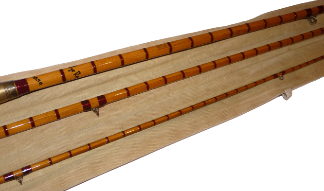 Hardy The Wye 13'6" split cane salmon fly rod #10 with bag - Image 5