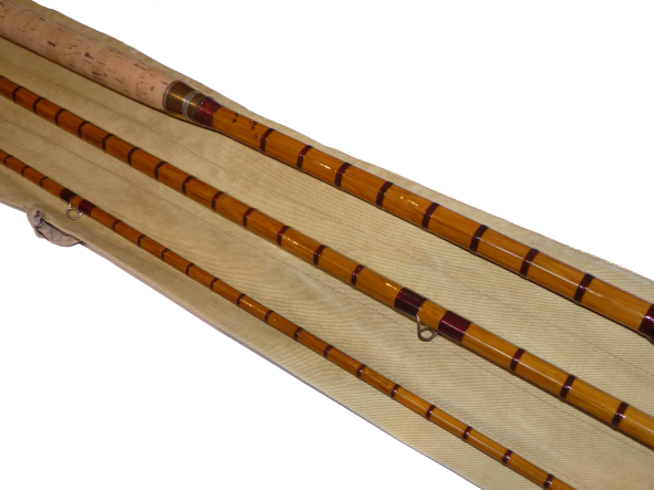 Hardy 'Hi Regan' 15' three piece split cane salmon fly rod c1925 - Image 3