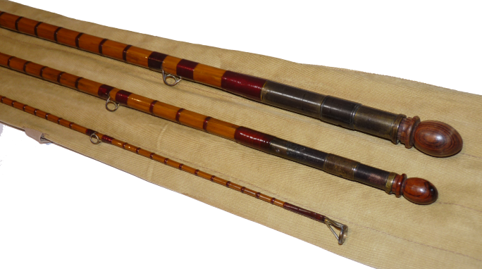 Hardy 'Hi Regan' 15' three piece split cane salmon fly rod c1925 - Image 7