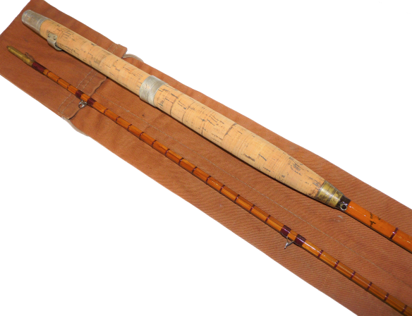 Hardy Perfection 10' two piece split cane trout fly rod c1955 - Image 3