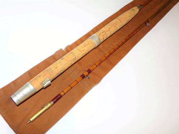 Hardy Perfection 10' two piece split cane trout fly rod c1955 - Image 4