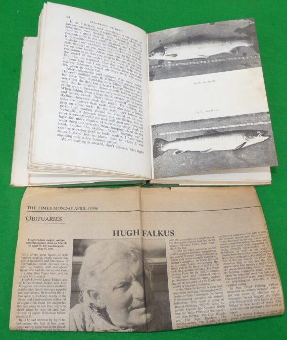 Book: Sea-Trout Fishing by Hugh Falkus, 1971 reprint hardback copy - Image 2
