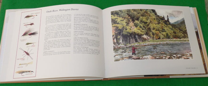 Alternative view of Book: Anglers' Paradise by Nancy & Bryan Tichborne 1990 1st Edition, flies for New Zealand