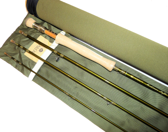 Hardy Marksman Drifter trout fly rod 10' line rating #6 in unused mint condition with case and tube - Image 5