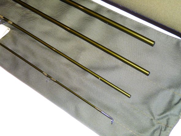 Hardy Marksman Drifter trout fly rod 10' line rating #6 in unused mint condition with case and tube - Image 7