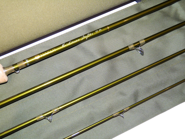 Hardy Marksman Drifter trout fly rod 10' line rating #6 in unused mint condition with case and tube - Image 3
