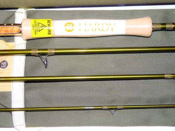 Hardy Marksman Drifter trout fly rod 10' line rating #6 in unused mint condition with case and tube - Image 8