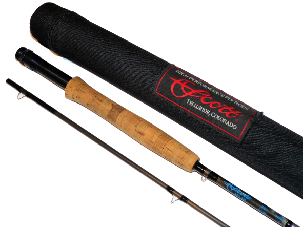 Scott Sols 904 two piece trout fly rod 9' line #4 in case