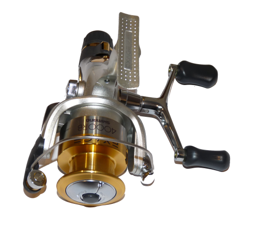 Shimano Exage 4000RB fixed spool reel with drag system, spare spool and box unused - Image 5