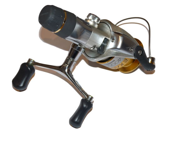 Shimano Exage 4000RB fixed spool reel with drag system, spare spool and box unused - Image 6