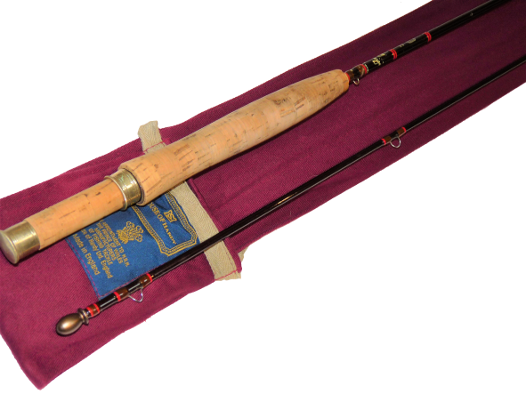 Hardy Sovereign 8' 2 piece trout fly rod line #4/5 with Hardy bag. - Image 2