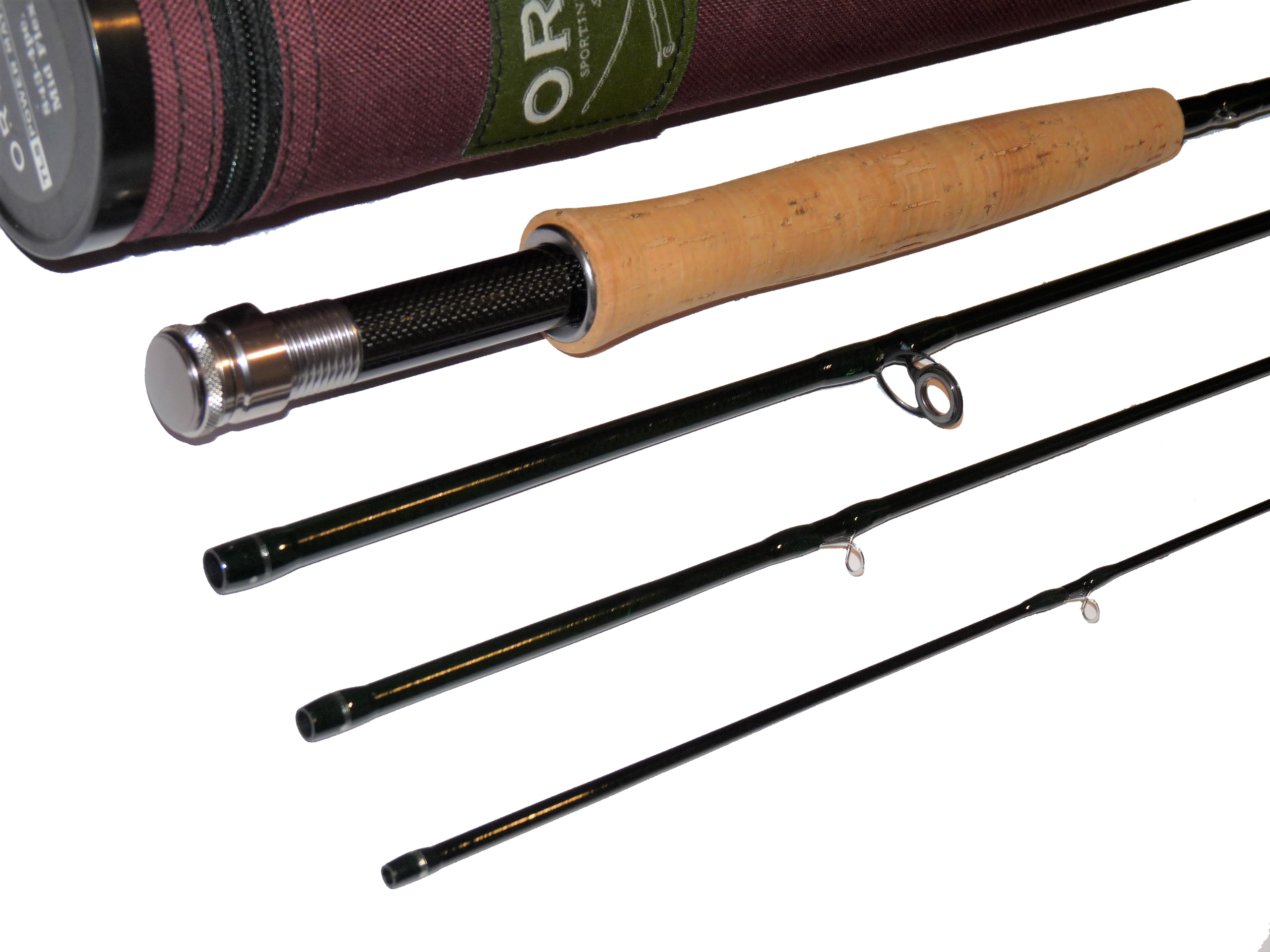 Orvis TLS Power Matrix 8" 4" three piece trout fly rod & Cordura tube