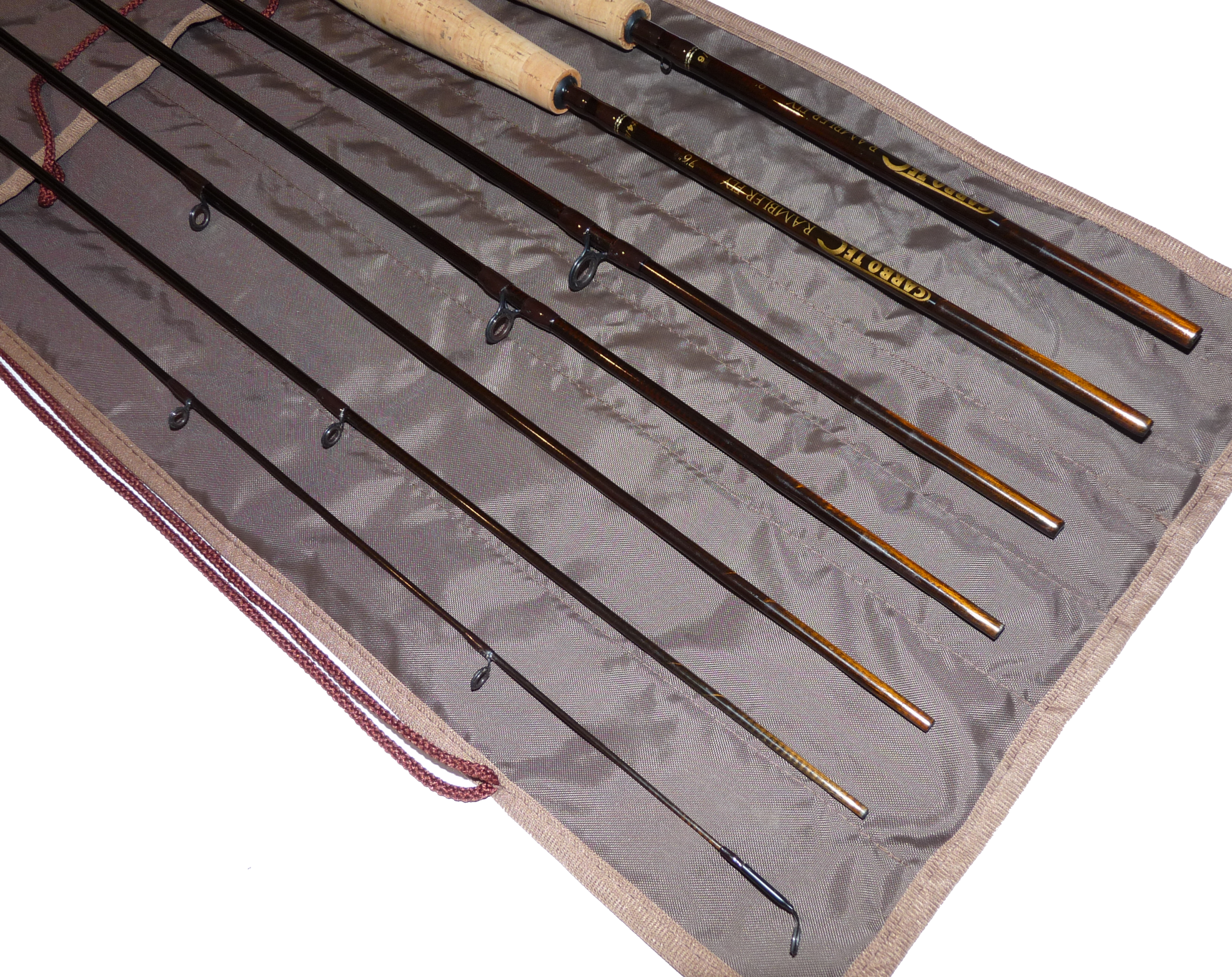 Carbo Tec Rambler two in one rod rare 7'6" and 9' trout fly rod - Image 4